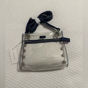 Hammitt Tony Small Clear Grommet Crossbody Bag